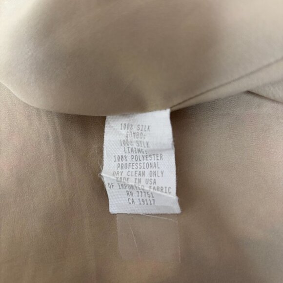 VTG Betsey Johnson Womens Silk Foral Dress Size 6 Halter Shirred Fairy Y2K 90s - Picture 9 of 9